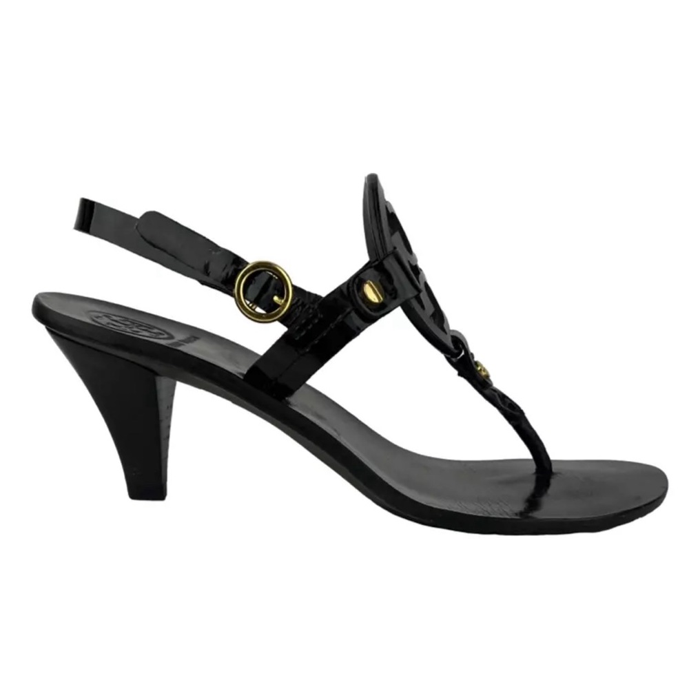 Authentic Tory Burch Holly Patent Leather Sandals